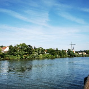 Blick auf den Neckar