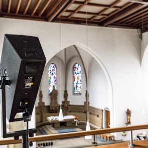 Kunstprojekt "raumfarben 07" von TAMTAM beim Festival "Drehmoment" der KulturRegion Stuttgart 2018