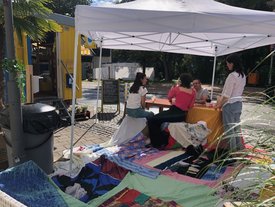 „Eine Unterhaltung im Freien“ in Nürtingen im Rahmen des Projekts SPIEL:RAUM der KulturRegion Stuttgart 2021-2022