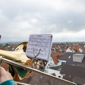 "Unter Teck Über Deck. Erbauliche Turmmusicke für mindestens 4 Himmel- & Bimmelrichtungen" von Renald Deppe beim Festival „Unter Beobachtung“ der KulturRegion Stuttgart 2020