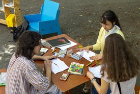 Der Bauwagen in Göppingen im Rahmen des Projekts SPIEL:RAUM der KulturRegion Stuttgart 2021-2022