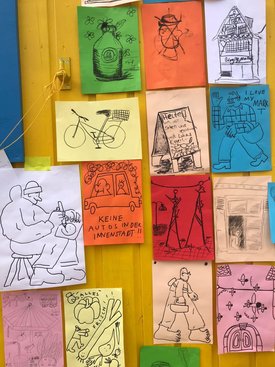SPIEL:RAUM in Vaihingen an der Enz – Illustrations-Workshop mit Lukas Eggert