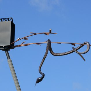 Kunstwerk Schlange