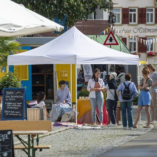 Der Bauwagen in Nürtingen im Rahmen des Projekts SPIEL:RAUM der KulturRegion Stuttgart 2021-2022