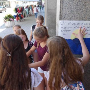 Workshop mit Rolf-Bernhard Essig in Göppingen im Rahmen des Projekts #sprichklartext der KulturRegion Stuttgart 2017