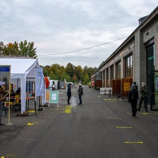 Abschlussfest des Festivals "Unter Beobachtung" im Stuttgarter Kunstverein Wagenhalle