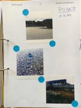 Ideen von Besucher:innen des Bauwagens im Rahmen des Projekts SPIEL:RAUM der KulturRegion Stuttgart 2021-2022