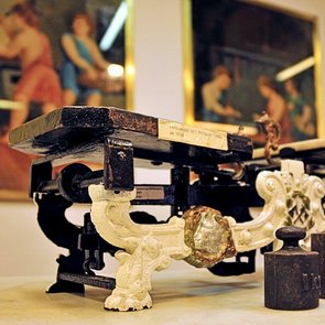 Innenansicht Deutsches Fleischermuseum Waage