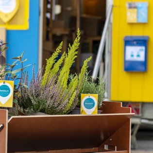 Der Bauwagen des Projekts SPIEL:RAUM der KulturRegion Stuttgart 2021-2022