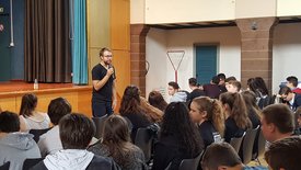 Workshop mit Lars Ruppel in Gerlingen im Rahmen des Projekts #sprichklartext der KulturRegion Stuttgart 2017