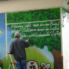 Projekt "Ein blaues Band - Mörike 2004" der KulturRegion Stuttgart 2004