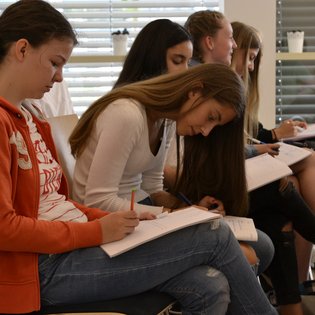 Workshop mit Lars Ruppel in Ostfildern im Rahmen des Projekts #sprichklartext der KulturRegion Stuttgart 2017