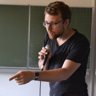Workshop mit Lars Ruppel in Ditzingen im Rahmen des Projekts #sprichklartext der KulturRegion Stuttgart 2017