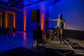 Abschlussfest des Festivals "Unter Beobachtung" im Stuttgarter Kunstverein Wagenhalle, Rocket Freudental
