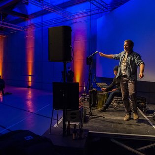Abschlussfest des Festivals "Unter Beobachtung" im Stuttgarter Kunstverein Wagenhalle, Rocket Freudental