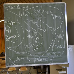Workshop mit Timo Brunke in Ditzingen im Rahmen des Projekts #sprichklartext der KulturRegion Stuttgart 2017