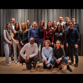 Gruppenbild mit allen anwesenden Projektteilnehmern.