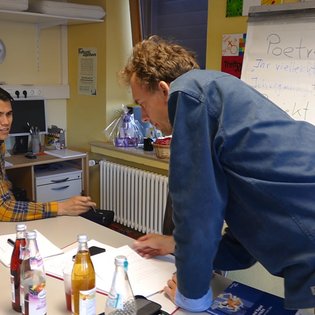 Workshop mit Timo Brunke in Schwäbisch Hall im Rahmen des Projekts #sprichklartext der KulturRegion Stuttgart 2017