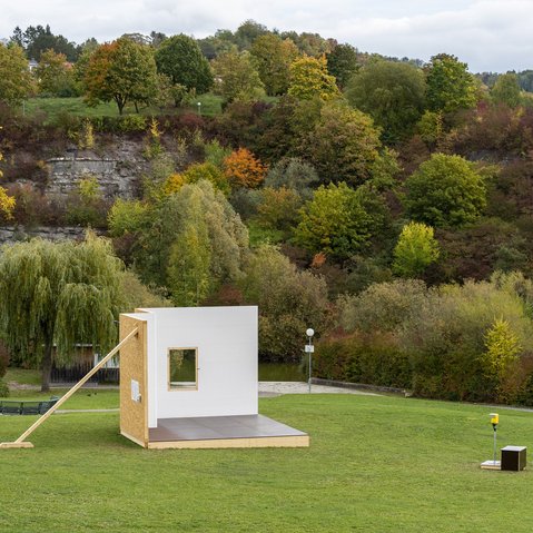 Kunstprojekt "I’m after me" von Bernd Oppl beim Festival „Unter Beobachtung“ der KulturRegion Stuttgart 2020