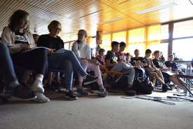Workshop mit Lars Ruppel in Ditzingen im Rahmen des Projekts #sprichklartext der KulturRegion Stuttgart 2017