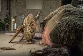 Abschlussfest des Festivals "Unter Beobachtung" im Kunstverein Wagenhalle, Stefanie Oberhoff "Money Mouse"