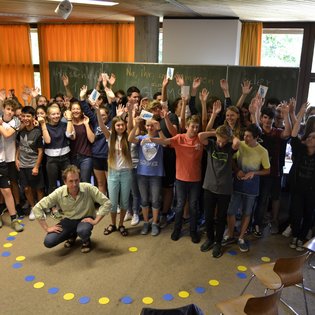 Workshop mit Timo Brunke in Ditzingen im Rahmen des Projekts #sprichklartext der KulturRegion Stuttgart 2017
