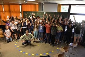 Workshop mit Timo Brunke in Ditzingen im Rahmen des Projekts #sprichklartext der KulturRegion Stuttgart 2017