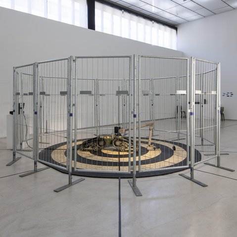 Kunstprojekt "Target" von Beate Susanne Wehr beim Festival "Drehmoment" der KulturRegion Stuttgart 2018
