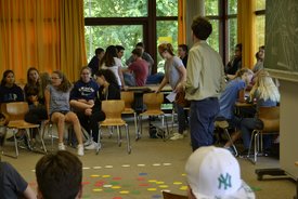 Workshop mit Timo Brunke in Ditzingen im Rahmen des Projekts #sprichklartext der KulturRegion Stuttgart 2017