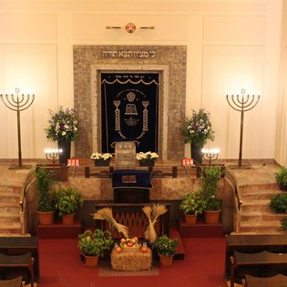 Innenansicht der Synagoge
