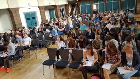 Workshop mit Lars Ruppel in Gerlingen im Rahmen des Projekts #sprichklartext der KulturRegion Stuttgart 2017