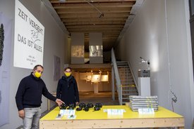 Abschlussfest des Festivals "Unter Beobachtung" im Stuttgarter Kunstverein Wagenhalle, Bureau Baubotanik