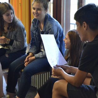 Workshop mit Timo Brunke in Ditzingen im Rahmen des Projekts #sprichklartext der KulturRegion Stuttgart 2017