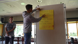 Workshop mit Jakob Nacken in Waldenbuch im Rahmen des Projekts #sprichklartext der KulturRegion Stuttgart 2017