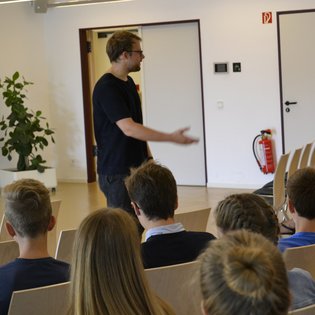 Workshop mit Lars Ruppel in Ostfildern im Rahmen des Projekts #sprichklartext der KulturRegion Stuttgart 2017