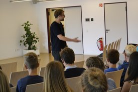 Workshop mit Lars Ruppel in Ostfildern im Rahmen des Projekts #sprichklartext der KulturRegion Stuttgart 2017