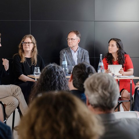 Blick auf das Panel