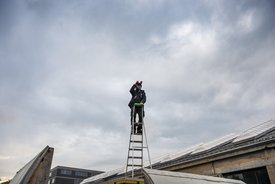 Abschlussfest des Festivals "Unter Beobachtung" im Stuttgarter Kunstverein Wagenhalle, Thomas Putze