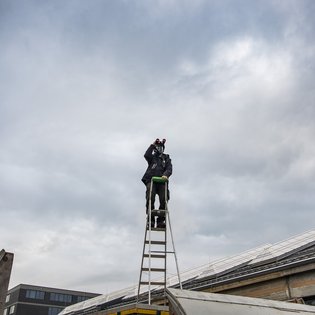 Abschlussfest des Festivals "Unter Beobachtung" im Stuttgarter Kunstverein Wagenhalle, Thomas Putze