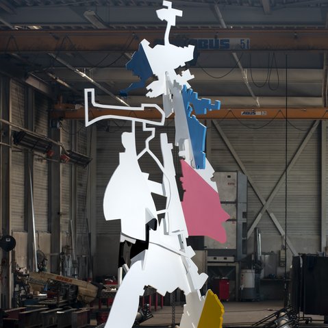 Kunstprojekt "Tagdieb" von Roland Schmitz beim Festival "Drehmoment" der KulturRegion Stuttgart 2018