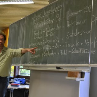 Workshop mit Timo Brunke in Ditzingen im Rahmen des Projekts #sprichklartext der KulturRegion Stuttgart 2017