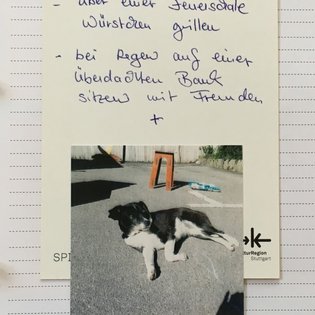 Ideen von Besucher:innen des Bauwagens im Rahmen des Projekts SPIEL:RAUM der KulturRegion Stuttgart 2021-2022