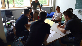 Workshop mit Jakob Nacken in Waldenbuch im Rahmen des Projekts #sprichklartext der KulturRegion Stuttgart 2017