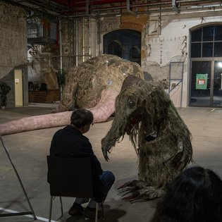 Abschlussfest des Festivals "Unter Beobachtung" im Kunstverein Wagenhalle, Stefanie Oberhoff "Money Mouse"