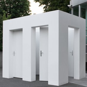 Kunstprojekt "Durchgangszimmer" von Angelika Wischermann beim Festival „Unter Beobachtung“ der KulturRegion Stuttgart 2020
