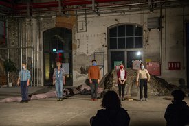 Abschlussfest des Festivals "Unter Beobachtung" im Kunstverein Wagenhalle, Stefanie Oberhoff "Money Mouse"