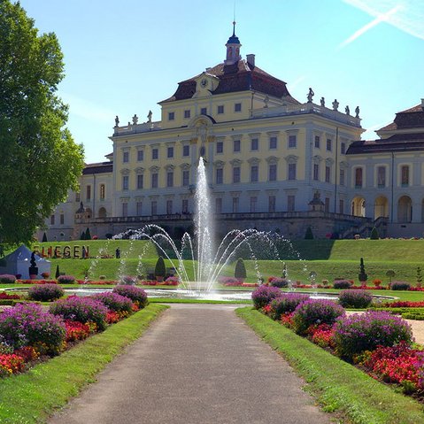 Blick auf das Schloss