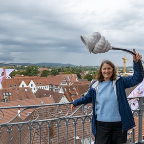 Kunstprojekt "TeckTrack" von Michaela Melián beim Festival ÜBER:MORGEN der KulturRegion Stuttgart